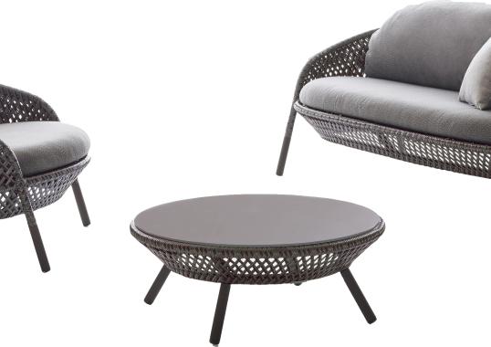 Уличное кресло от фабрики Dedon модель Ahnda Lounge 