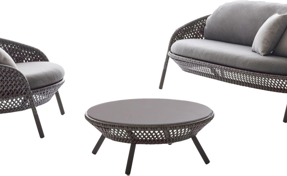 Уличное кресло от фабрики Dedon модель Ahnda Lounge 