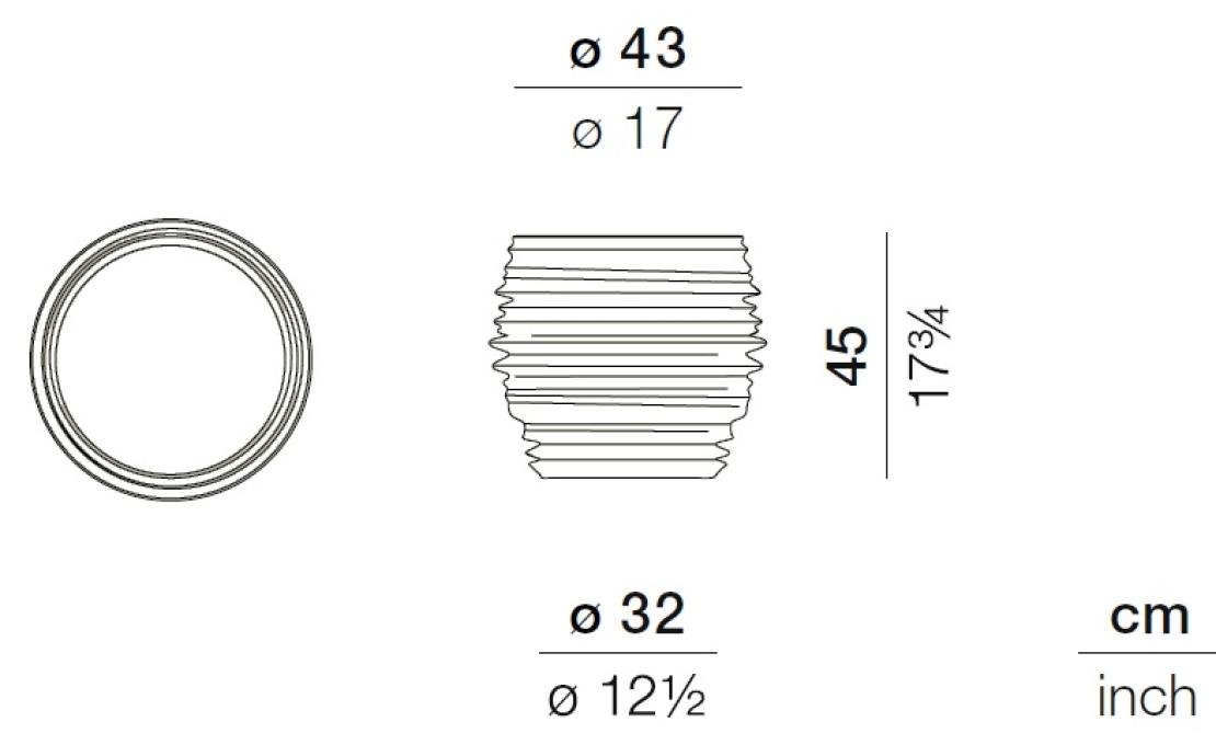 Уличный стол от фабрики Dedon модель 053089
