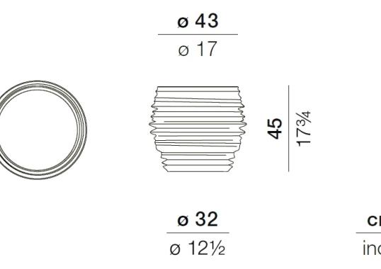 Уличный стол от фабрики Dedon модель Babylon  Side Table