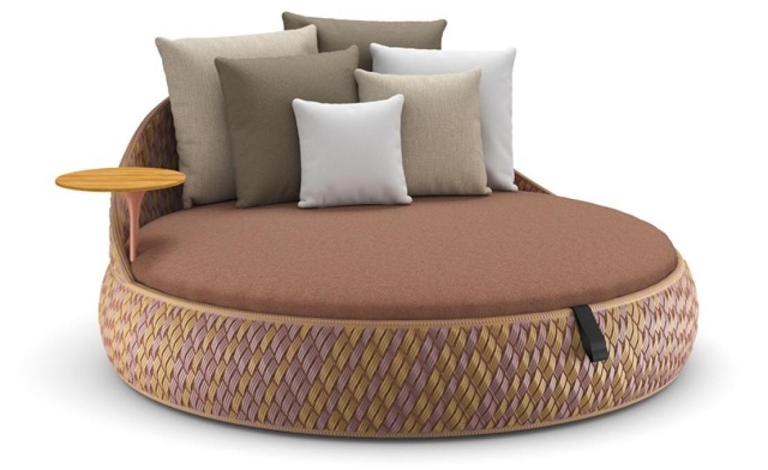 Уличный диван от фабрики Dedon модель Dala Loveseat