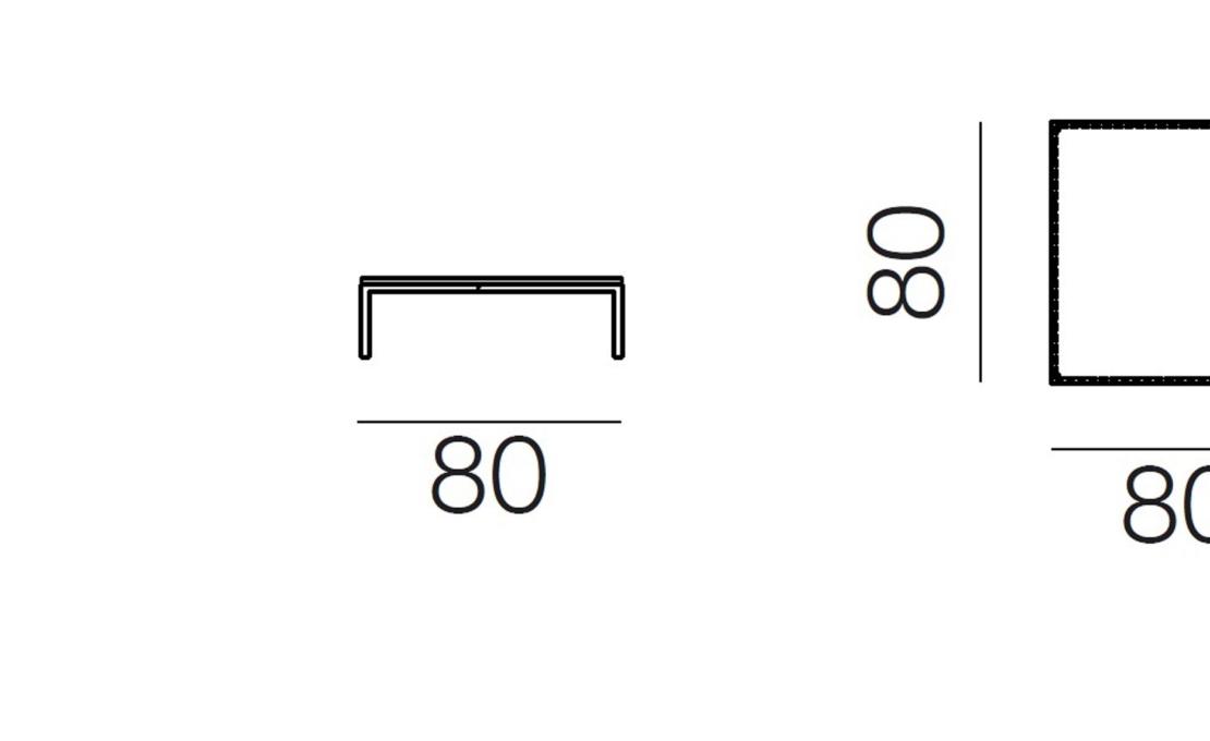 Журнальный столик от фабрики De Sede модель DS-159/95-