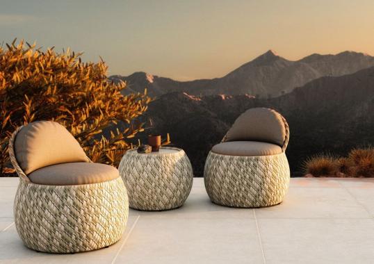 Уличный стул от фабрики Dedon модель Dala 