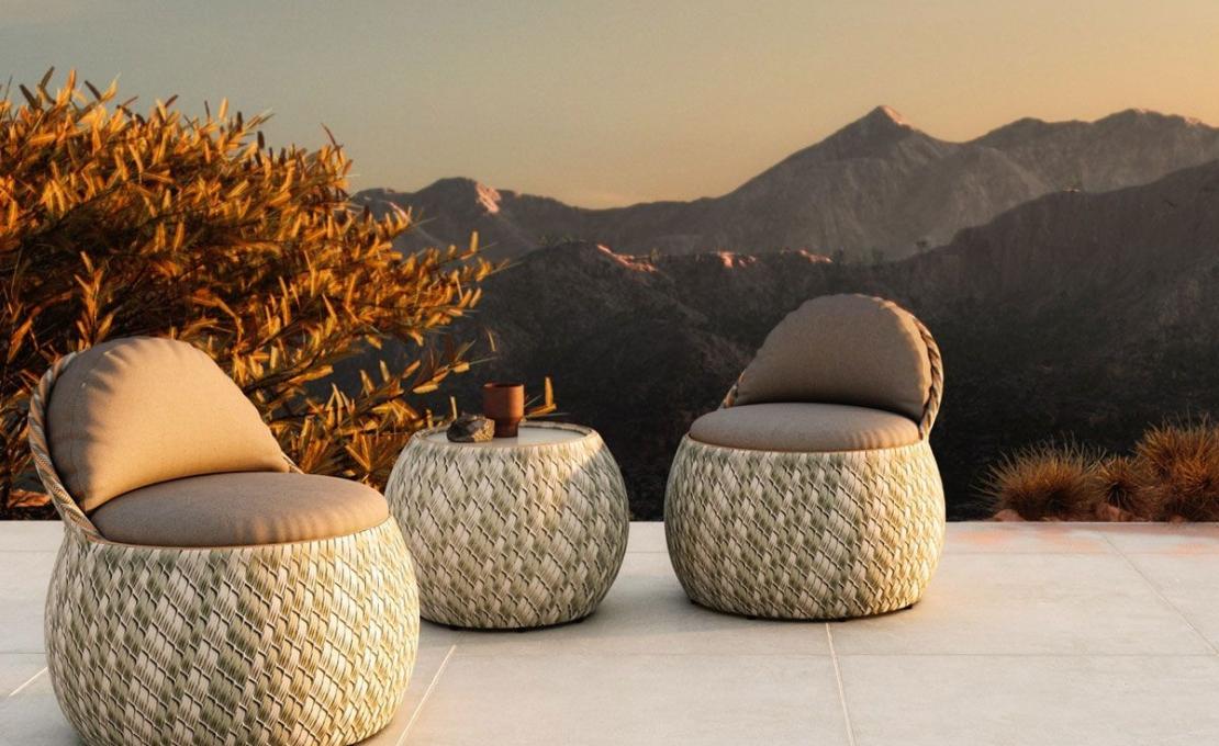 Уличный стул от фабрики Dedon модель Dala 