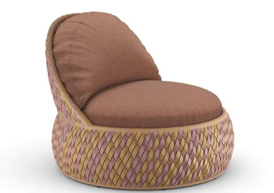 Уличное кресло от фабрики Dedon модель Dala Lounge  