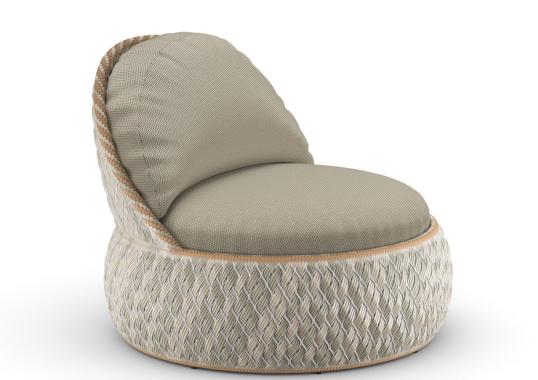 Уличное кресло от фабрики Dedon модель Dala Lounge  