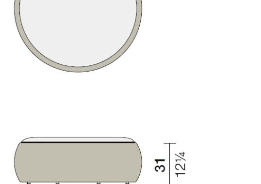 Уличный стол от фабрики Dedon модель Dala  