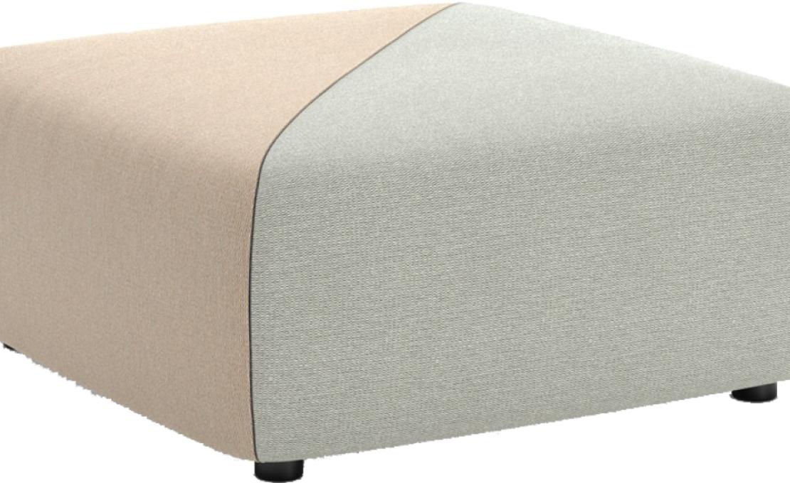 Уличный пуф от фабрики Dedon модель Brixx Pouf