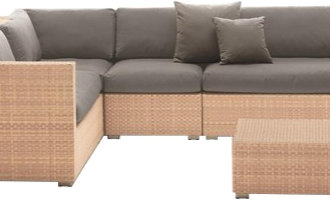 Уличный диван от фабрики Dedon модель Lounge Modular Sofa