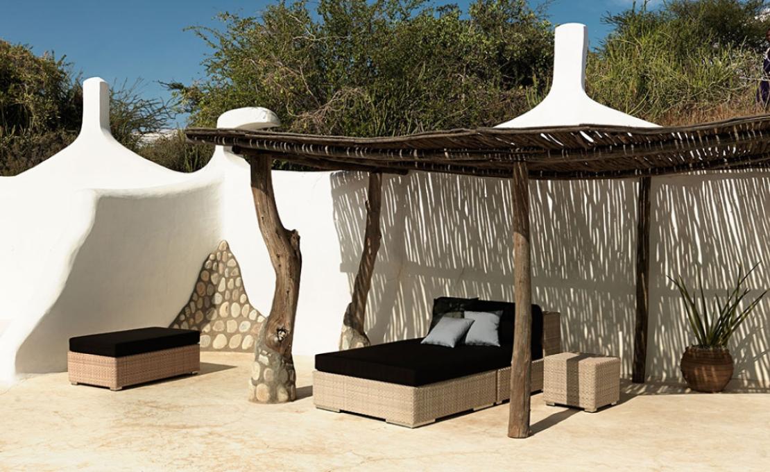 Открытая Кушетка от фабрики Dedon модель Lounge Daybed