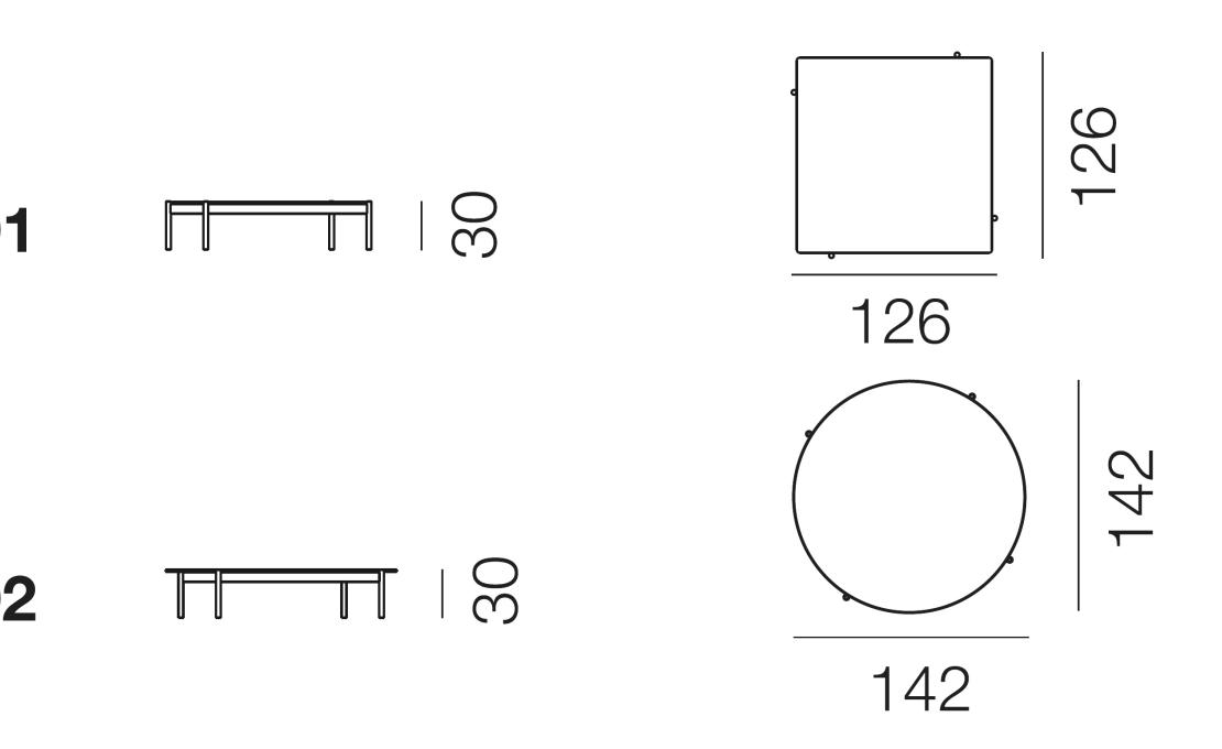 Журнальный столик от фабрики De Sede модель DS-22-