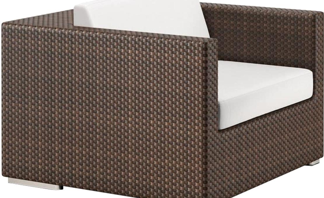 Уличное кресло от фабрики Dedon модель Lounge Arm 