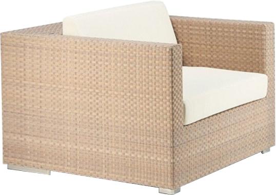 Уличное кресло от фабрики Dedon модель Lounge Arm 