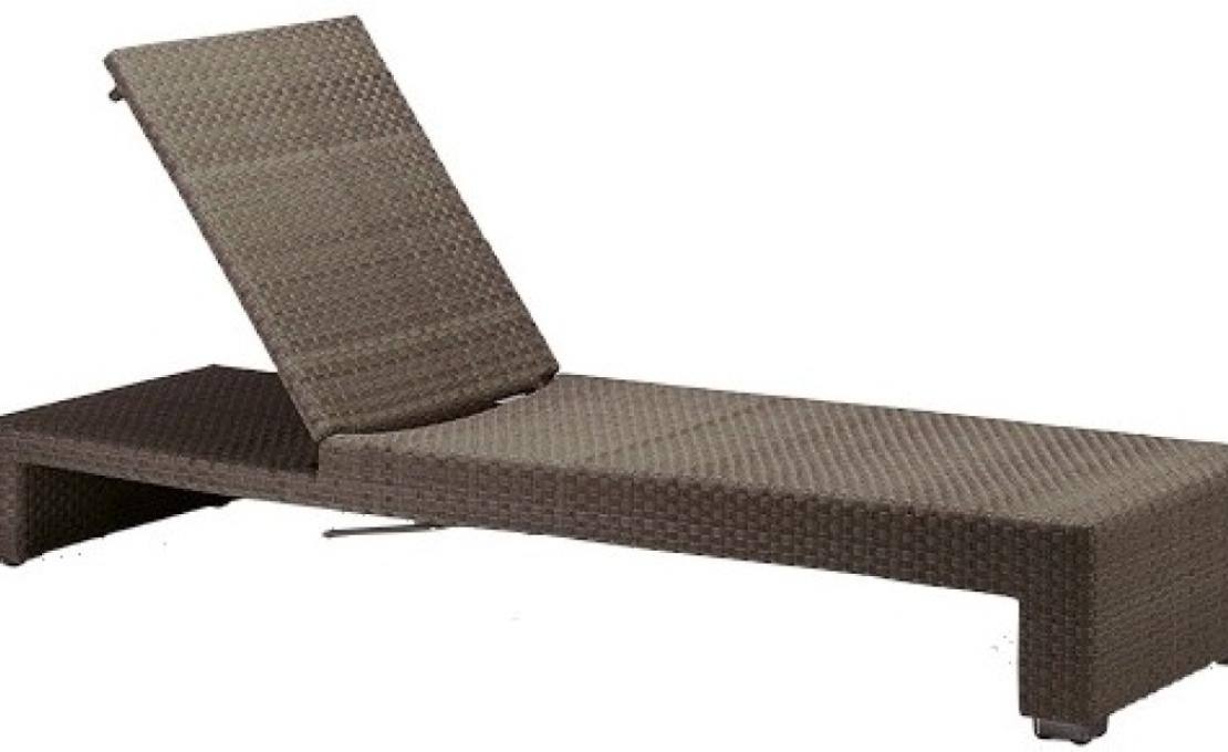 Шезлонг уличныйот фабрики Dedon модель Lounge Beach  Adjustable 