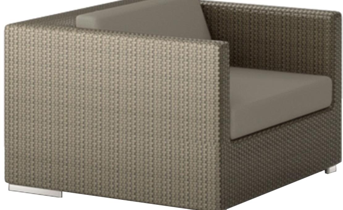 Уличное кресло от фабрики Dedon модель Lounge Arm 