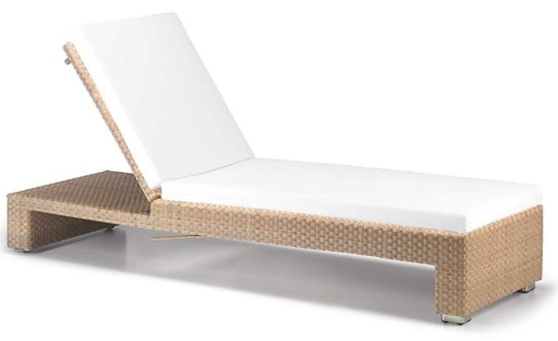 Шезлонг уличныйот фабрики Dedon модель Lounge Beach  Adjustable 