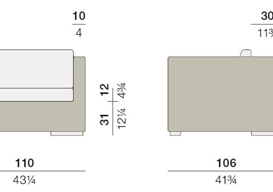 Уличное кресло от фабрики Dedon модель Lounge Arm 
