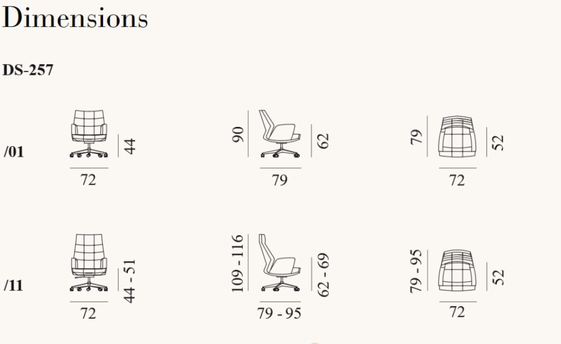 Кресло от фабрики De Sede модель DS-257-ARM