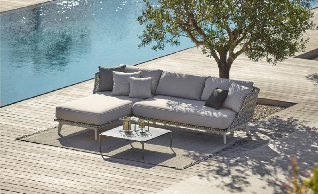 Уличный диван от фабрики Dedon модель Mbarq Modular Sofa