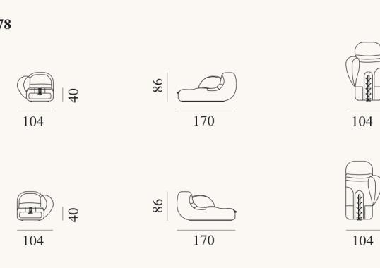 Диван от фабрики De Sede модель DS-2878-SOFA