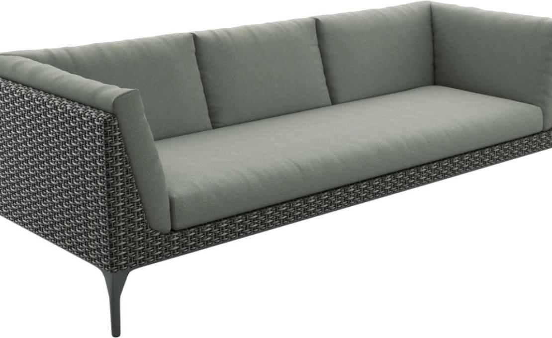 Уличный диван от фабрики Dedon модель Mu Fixed Sofa