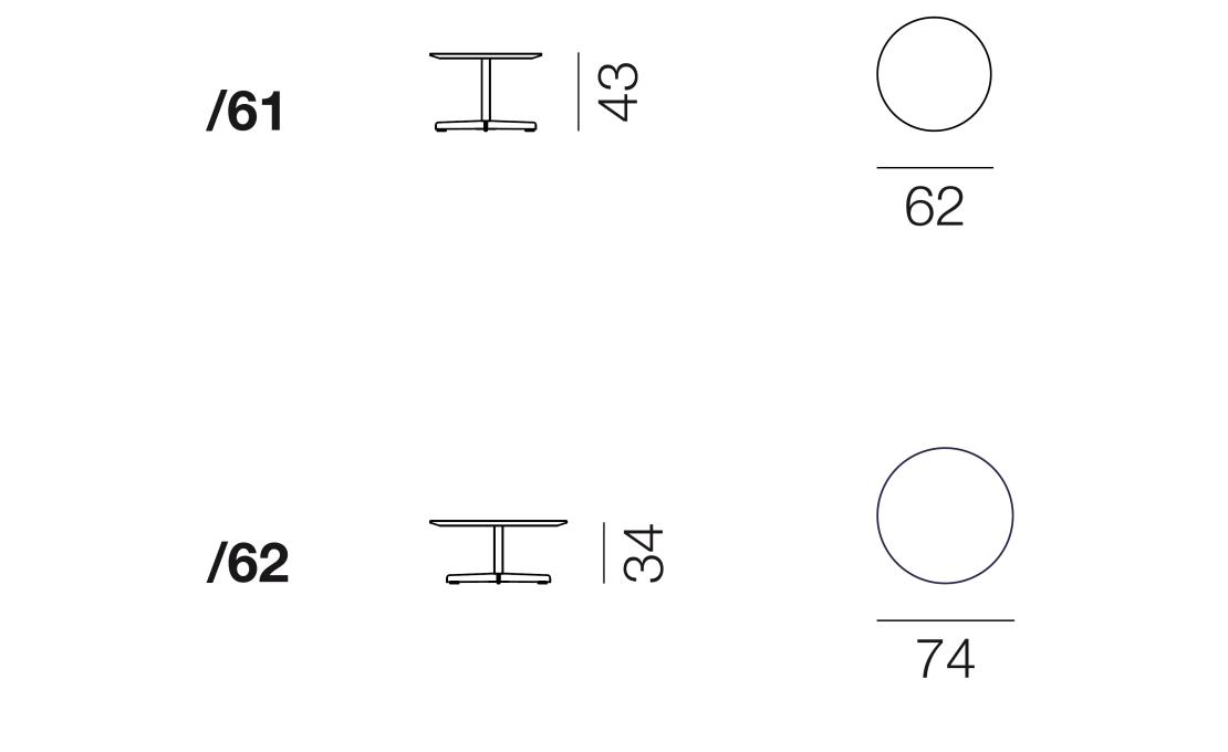 Журнальный столик от фабрики De Sede модель DS-343-