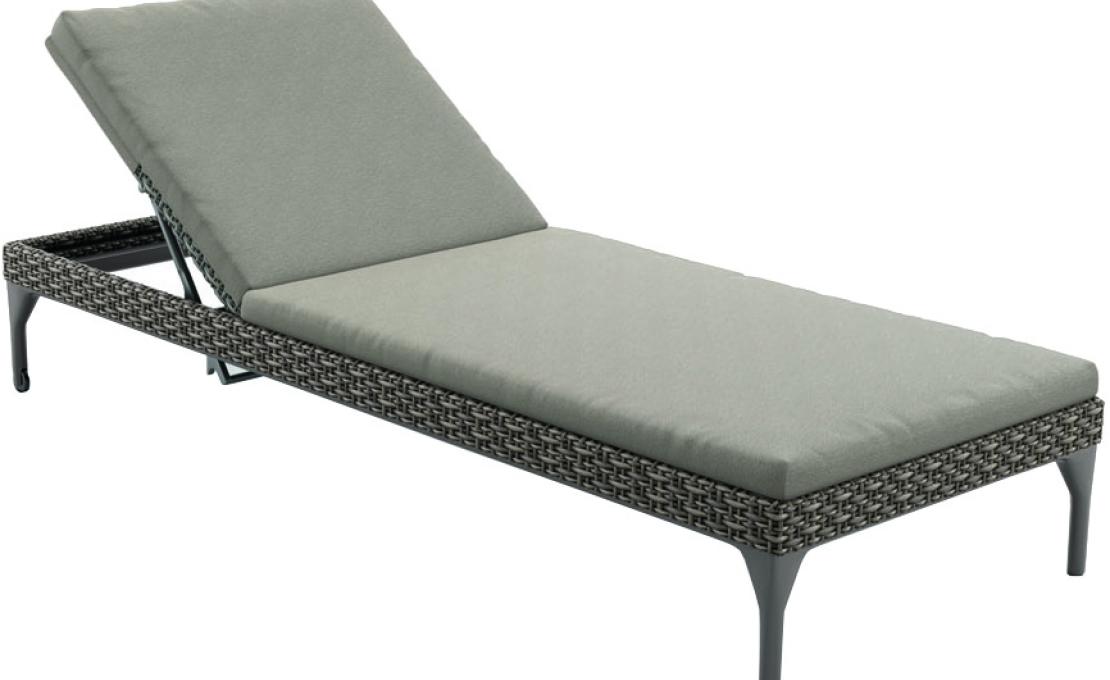 Шезлонг уличныйот фабрики Dedon модель Mu Beach  Adjustable
