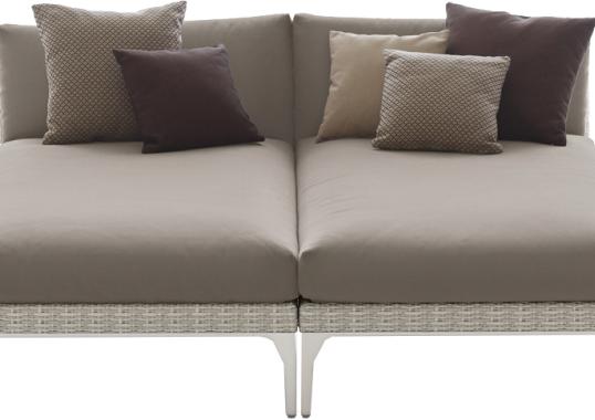 Уличный диван от фабрики Dedon модель Mu Modular Sofa