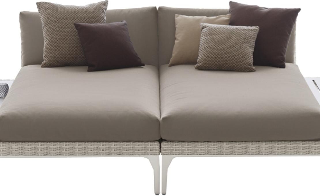 Уличный диван от фабрики Dedon модель Mu Modular Sofa