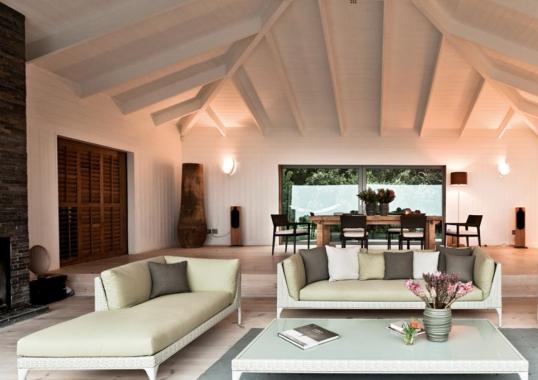 Уличный диван от фабрики Dedon модель Mu Fixed Sofa