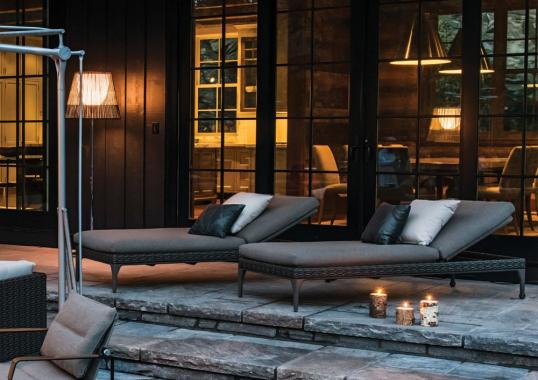 Шезлонг уличныйот фабрики Dedon модель Mu Beach  Adjustable