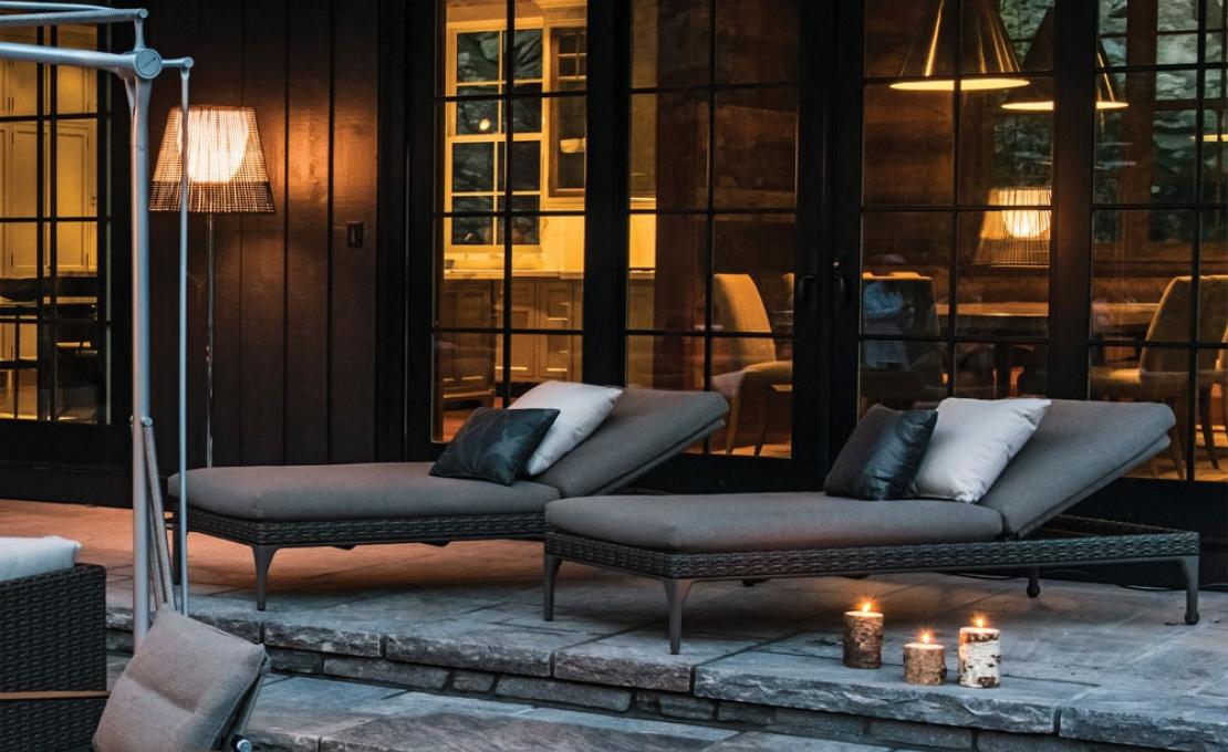 Шезлонг уличныйот фабрики Dedon модель Mu Beach  Adjustable