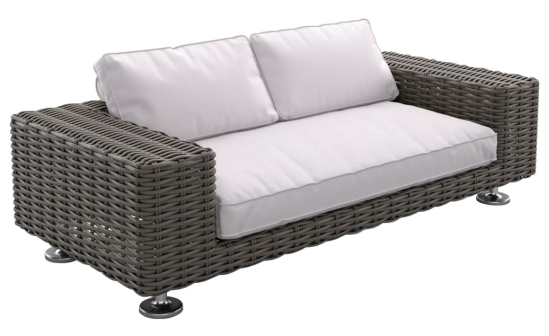 Уличный диван от фабрики Dedon модель Paros Sofa