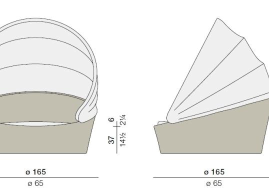 Уличный диван от фабрики Dedon модель Orbit Loveseat 