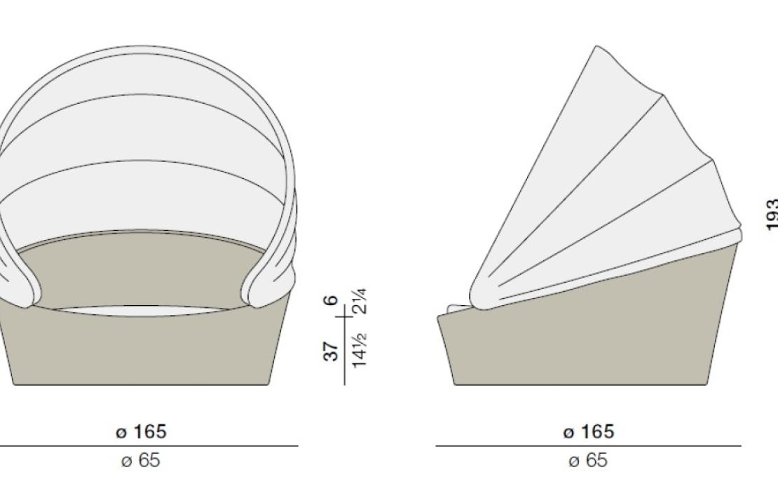 Уличный диван от фабрики Dedon модель Orbit Loveseat 