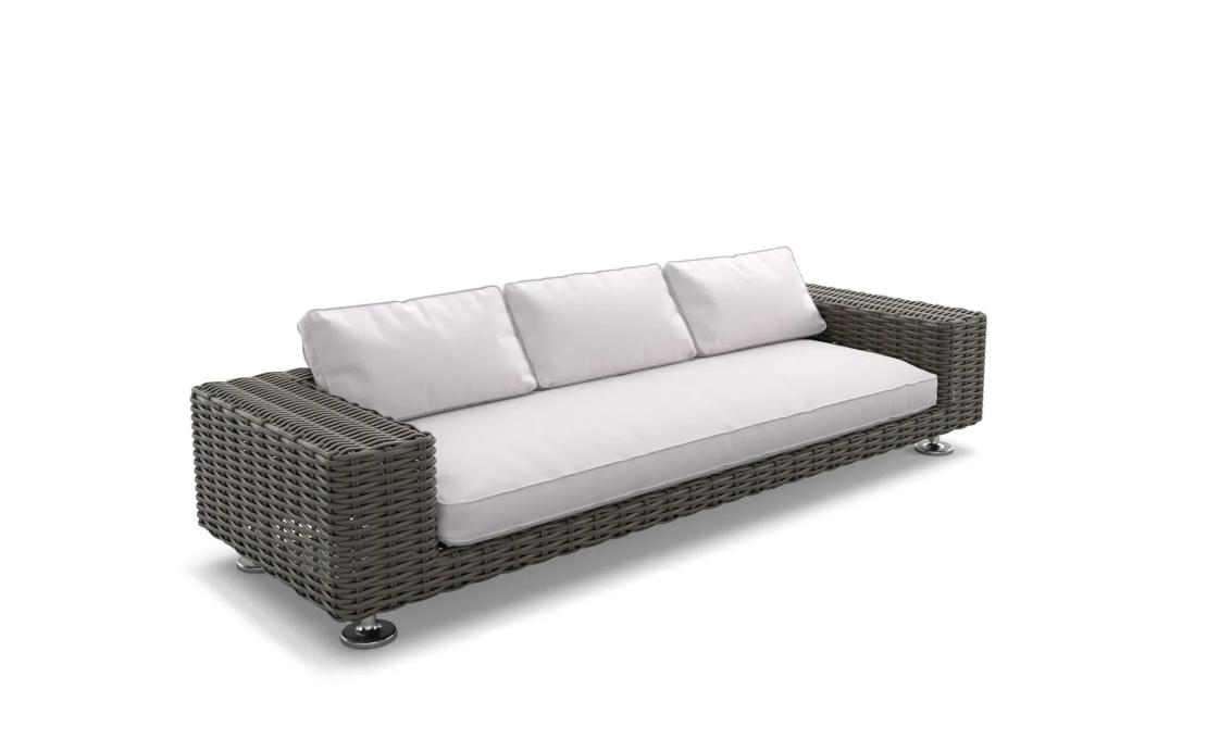 Уличный диван от фабрики Dedon модель Paros Sofa