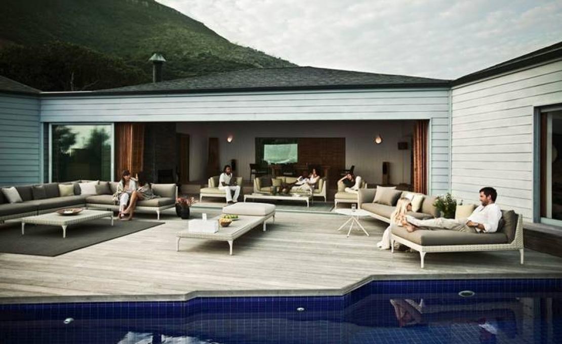 Шезлонг уличныйот фабрики Dedon модель Mu Beach  Adjustable