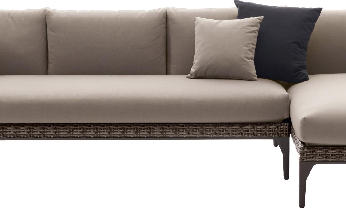 Уличный диван от фабрики Dedon модель Mu Modular Sofa