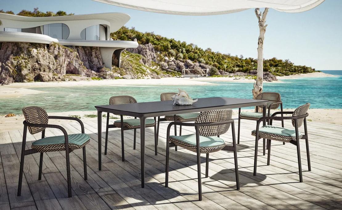 Уличное кресло от фабрики Dedon модель 112201174