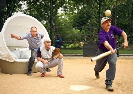 Уличный диван от фабрики Dedon модель Orbit Loveseat 