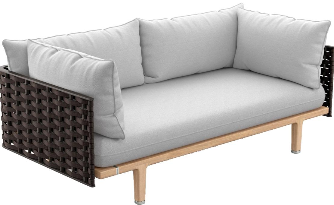 Уличный диван от фабрики Dedon модель Sealine Sofa