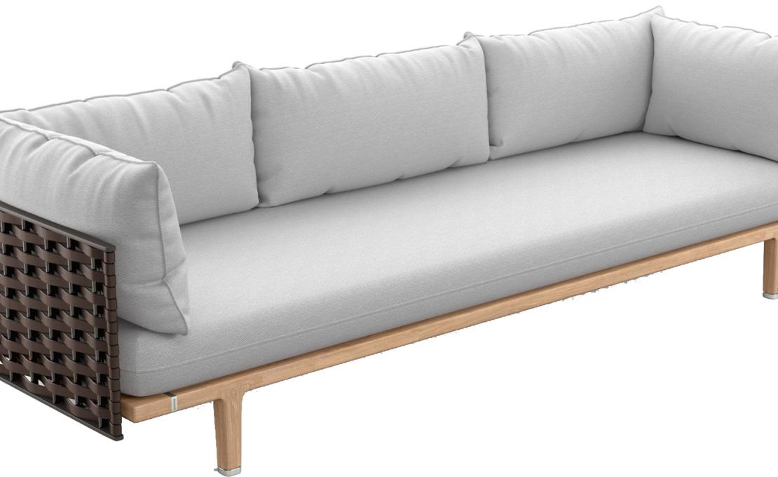 Уличный диван от фабрики Dedon модель Sealine Sofa