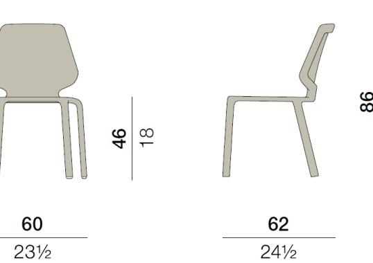 Уличный стул от фабрики Dedon модель 049003
