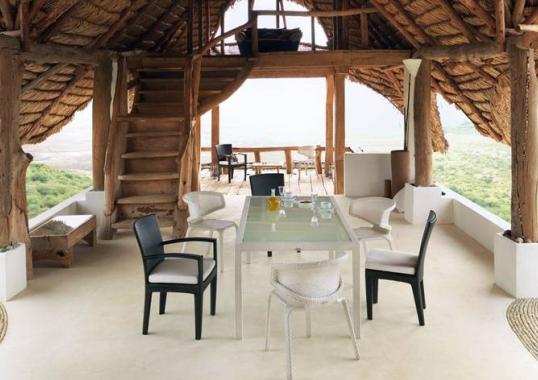 Уличный стул от фабрики Dedon модель 049003