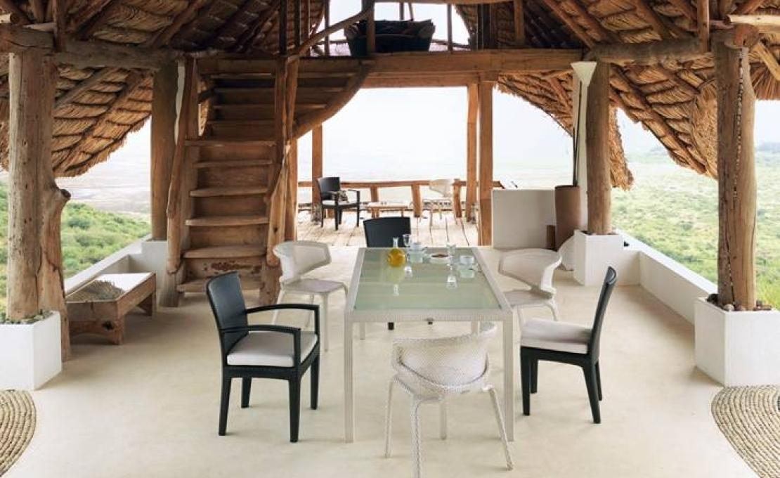 Уличный стул от фабрики Dedon модель 049003