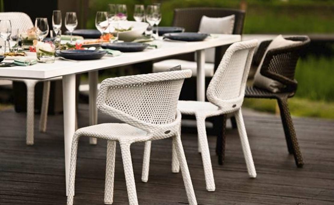 Уличный стул от фабрики Dedon модель 049003