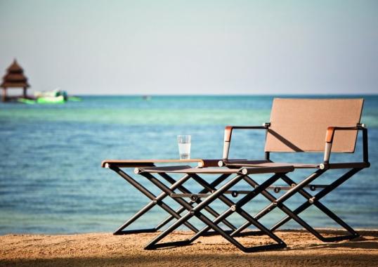 Уличный барный стул от фабрики Dedon модель SeaX  