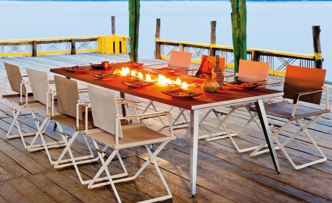 Уличный стол от фабрики Dedon модель SeaX Dining Table
