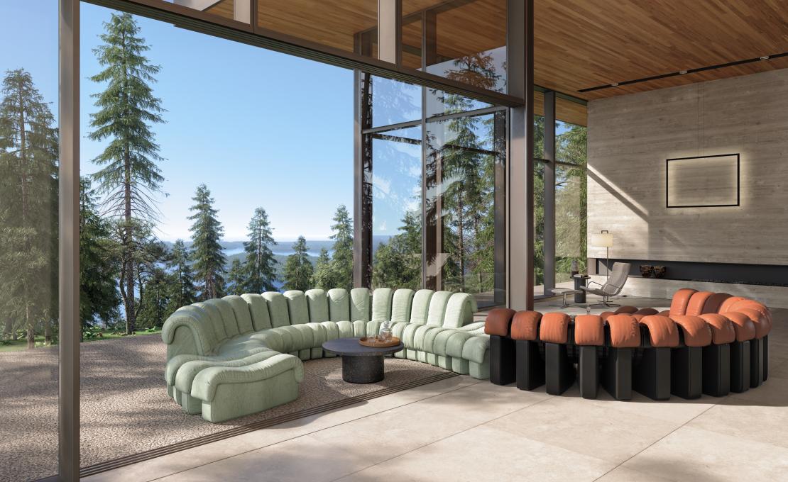 Диван от фабрики De Sede модель DS-600-SOFA