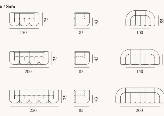 Диван от фабрики De Sede модель DS-707-SOFA